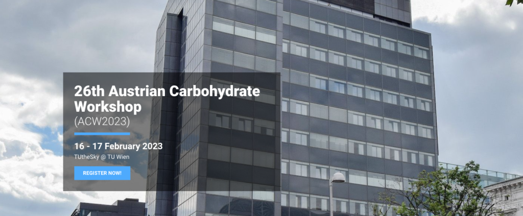 Carbohydrate workshop 2023 registration now open!